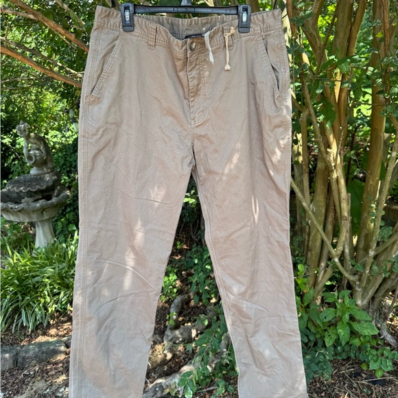 North River Classic Tan Chinos for Men size 38x32 - Picture 1 of 13
